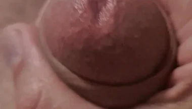 Semi Soft Circumcised Dick Playing in Bath