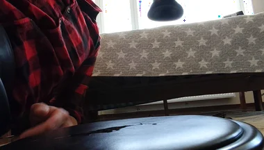 Jerking off, Sucking and Savoring Cum