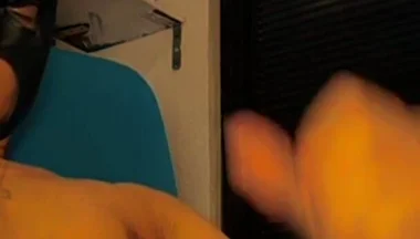 Masturbating in the Room of a Well-endowed, Horny Guy