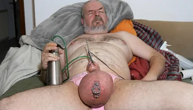 I Inflate My Scrotum! Unbelievable How Big It Gets!