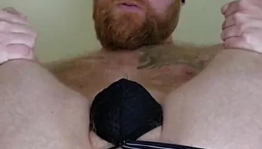 Mid-workout, Needed to Show off My Sweaty Fuck Hole