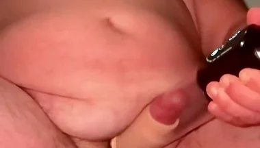 Fat stepdaddy Smoking & Stroking Again