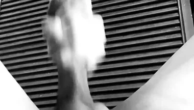 Masked BBC with Glasses and Balaclava Stroking Thick Uncut Black Cock Until Juicy Massive Cumshot Black20one
