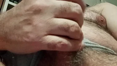 I Cum Like a Pig with Cock and Balls in the Foreground for Adriano My Follower!