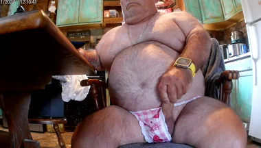 Mark Fletcher Wearing Sexy Panties Edging My Cock and Eating My Cum