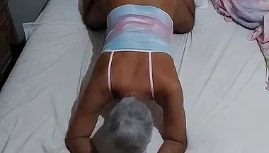 Ladysilva in Bed Doing Live Chat Showing off Her Hot Ass to Her Followers