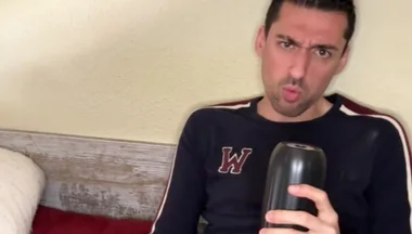 Hot Stepdaddy Showing off Big Cock and Playing with Vibrator
