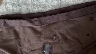 Cum on Wife’s Panties 20