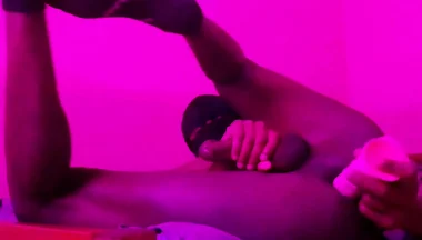 Fucking My Ass and Stroking My Hard Cock