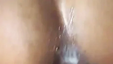 Brunette Huge Hairy Sitting on My Dick Until It Foams! Part 1