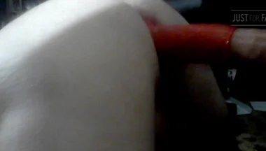 Thrusting Dildo Deep in My Ass