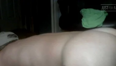 Huge Thrusting Dildo Fucking Me Balls Deep