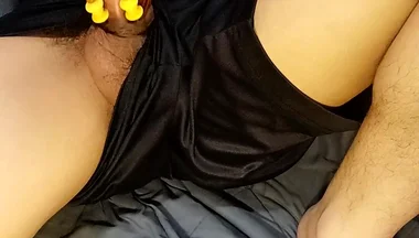 Black Soccer Shorts Musk Spring Roller Cock Massage Cumshot