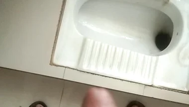 I Put Soap on My Hands and Went to the Office Bathroom to Wash My Hands.