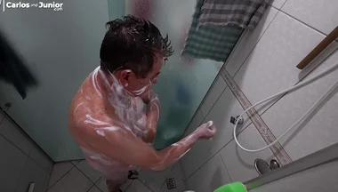 Stepdaddy Taking a Shower