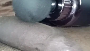 Solo Masterbating with BDSM Toy