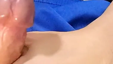 Blue Soccer Shorts Musk Overload - Couldn’t Hold It, Explosive Cumshot