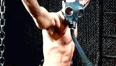 Drake Jaden And Dirk Caber In Muscled Sub Groans While Master Dom Torments His Body