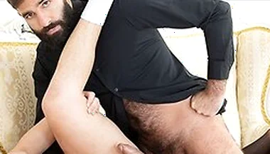 Bastian Karim Gets Face Fucked By Hung Clergyman Leandro
