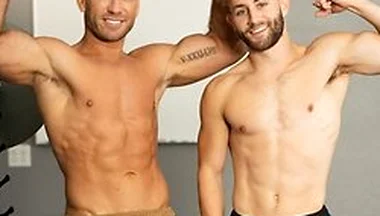 Horny Gym Instructor Sumner Blayne Sets His Eyes On Cute Bottom Jackson Cooks