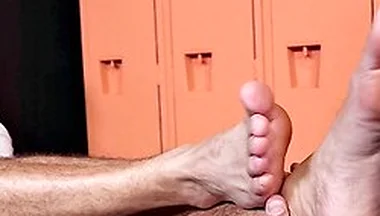 Alden Tyler Lets Michael Roman Worship His Bare Feet