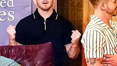 Andrew Delta In Cute Inked Jock Gets Barebacked Good By Big Dick