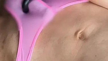 A Japanese Man Cums Just From a Massage Gun Through His Bikini Briefs. It Feels so Good He Moans Nonstop...!!