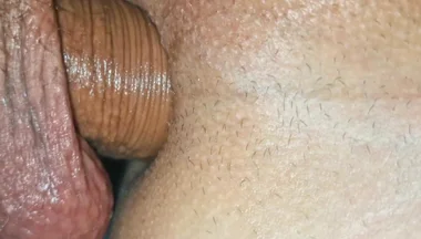 The Femboy Bitch Pestered the Stepfather at Night in Bed and Got Fucked Without a Condom Until He Came.