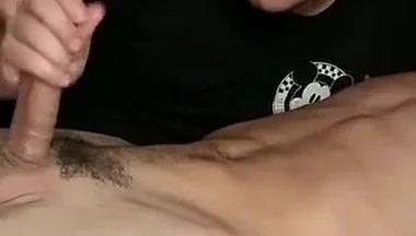 Jerking and Suckig off the Str8 Jock and Busting in His Bubble Ass