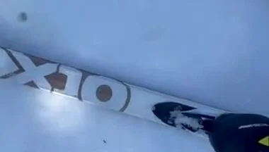 Pissing During a Nordic Ski Session