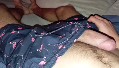 The Handsome Guy with the Huge Cock Returns with the New Season of Handjobs