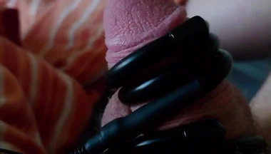 Electro Stimulation on My Little Cock