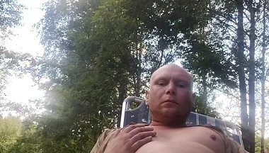 Risky Outdoor Masturbation.