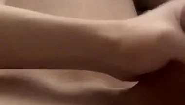 Uncut Skinny Twink Jerks off His Thick Cock and Cums a Huge Load