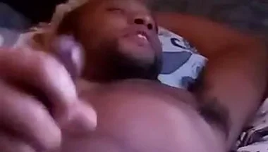 Kenniejai Jerks off for the Neighbor Huge Cumshot
