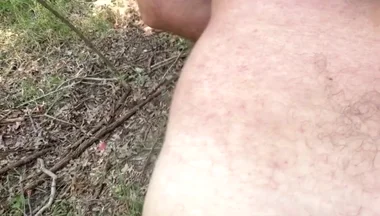 Cruising Straight Guy Gets Bent Over a Tree