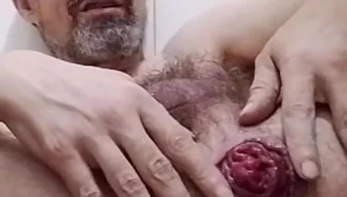 Step Daddy Loves to Push Out His Sexy Prolapse