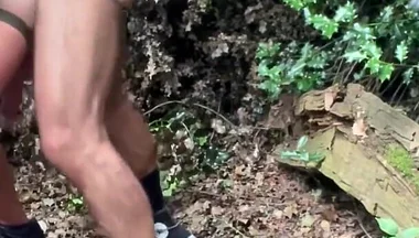 Daddies Exploring the Woods