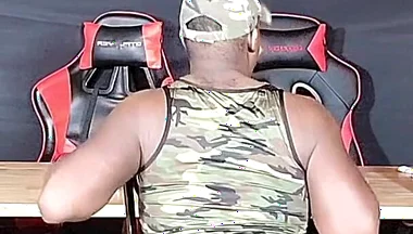 Military Slut Destroying Bussy with Giant Dongs