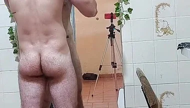 Shaving and Shaving His Chest