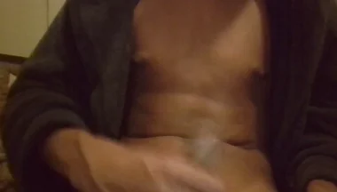 Watch Me Cum on the Toilet While I Hide