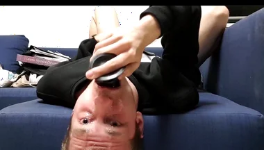 Fucking My Throat with This Dildo