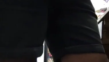Risky Flashing Dick at Work