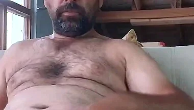 Your Master Is Tired and Can't Control Arousal While Smoking a Cigarette and Ejaculates.