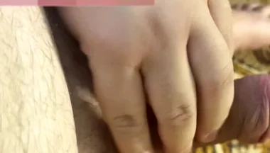 Fat Man Lying on the Couch Shows His Ass and Cums Without Hands, a Lot of Cum, Cum, Uncircumcised Penis