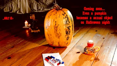 Rough Fucking in the Mouth of a Scary Pumpkin!