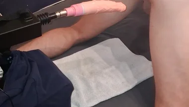 Extreme Hot Twink Doggystyle Gets His Ass Destroyed by Fuckmachine Orgasm
