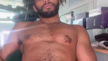 Office Stroke: Man in Suit Masturbation