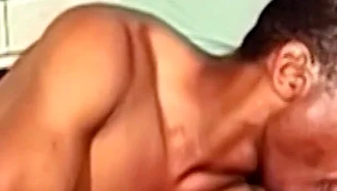 Black Holes Scene 1: a Muscular Black Couple Fuck Each Other's Asses