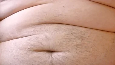 Fat Hairy Chub Masturbating Out Publicly on Cam